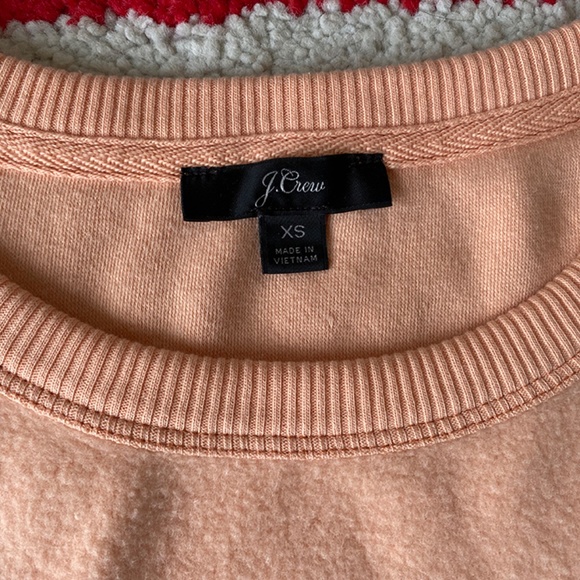 JCrew Fitted Salmon Sweatshirt XS - Picture 2 of 4